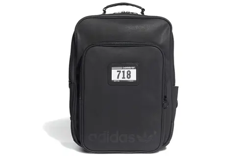 Adidas Originals Trefoil Polyurethane Backpack Regular Unisex Black