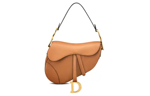 DIOR Saddle Cow Leather Saddle Bag, Shoulder Bag Women's Brown