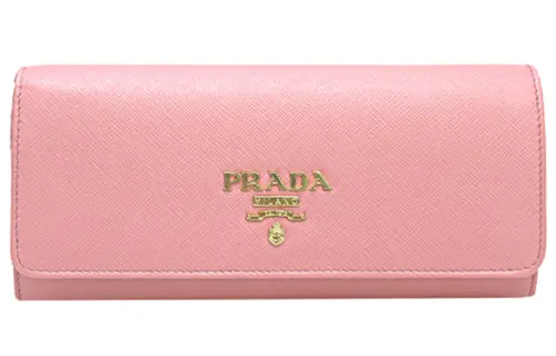 PRADA Leather Shoulder Bag, Crossbody Bag Regular Women's Pink