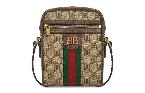 GUCCI X Balenciaga The Hacker Project Shoulder Zip Bag
