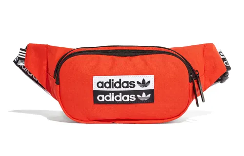 Adidas Originals Polyester Shoulder Bag, Crossbody Bag, Sling Bag, Fanny Pack Regular Unisex Orange