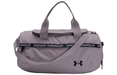 Under Armour Under Armour Polyester Travel Bag Gym Bag Small Women's Lead Gray Purple