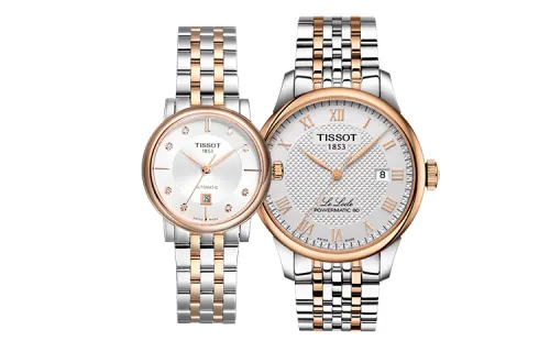 TISSOT Le Locle Collection Automatic Mechanical Movement Unisex Watch 39.3mm Silver Dial Stainless Steel Case