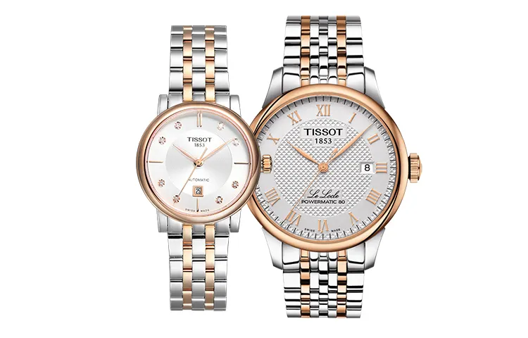 TISSOT Le Locle Collection Automatic Mechanical Movement Unisex Watch 39.3mm Silver Dial Stainless Steel Case