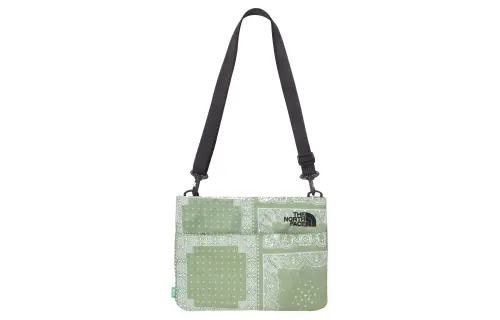 THE NORTH FACE 0.6L Shoulder Bag, Crossbody Bag, Outdoor Bag Polyester Green Unisex