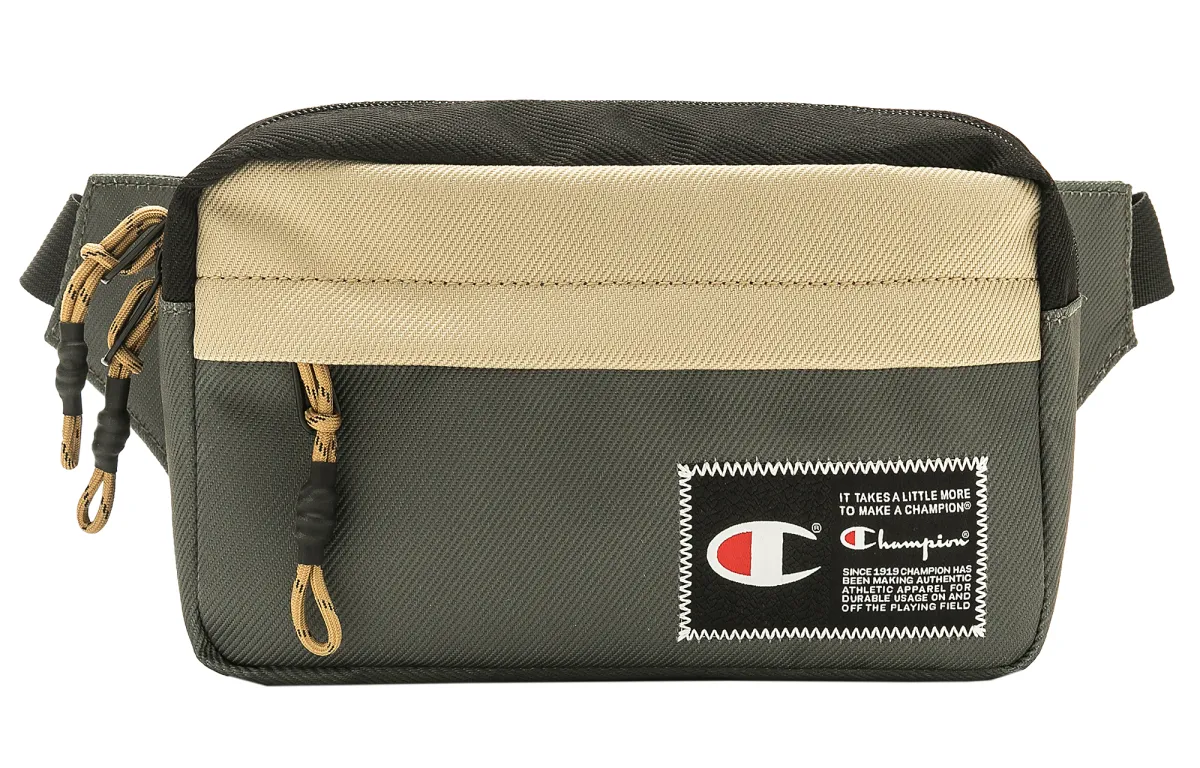 Champion Fabric Backpack, Sling Bag, Crossbody Bag, Fanny Pack Regular Unisex Green/Black