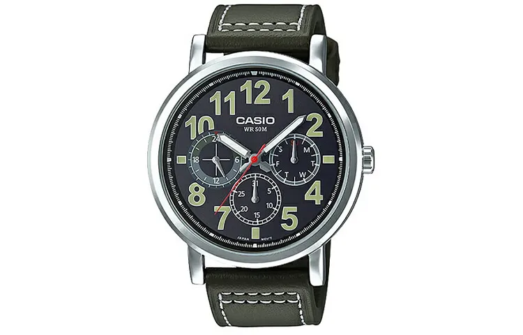 CASIO Men Standard Series 45mm Black Watch MTP-E309L-3A