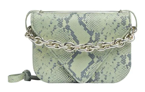 Bottega Veneta Goatskin Envelope Bag, Shoulder Bag, Crossbody Bag Women's Truffle Water