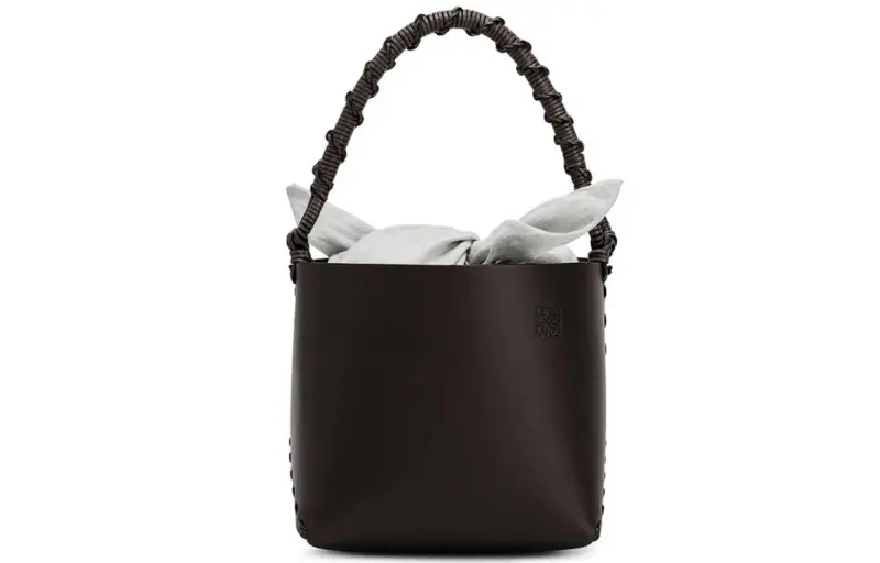 LOEWE Calfskin Handbag Women's Black