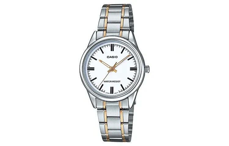 CASIO Women's Standard Series White Watch LTP-V005SG-7A