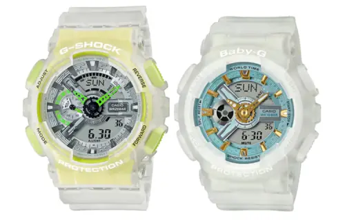 CASIO G-Shock BABY-G GA-110LS-7AJF+BA-110SC-7AJF Blue Watch