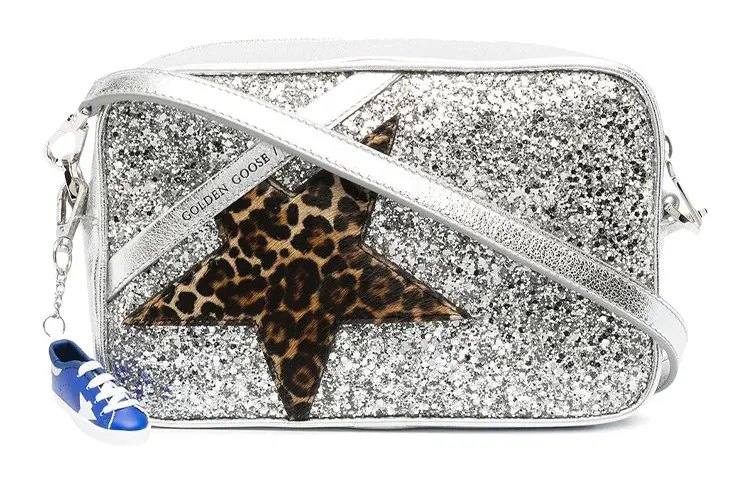 Golden Goose Leather Crossbody Bags Women's Silver