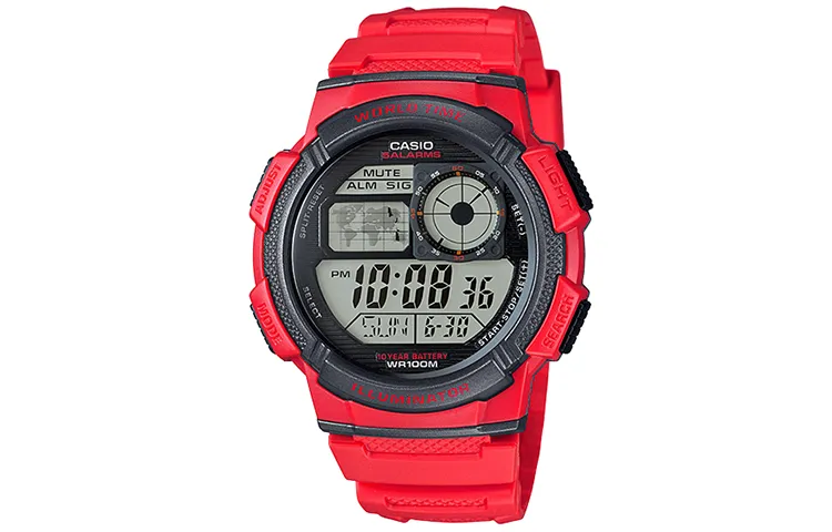 CASIO Men YOUTH Red Watch AE-1000W-4A