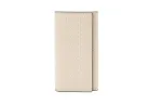 LOEWE Embossed Silk Calfskin Key Pouch Women's Light Oat