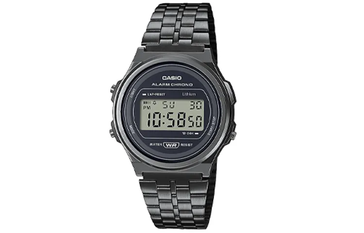 CASIO Unisex VINTAGE Series Black Watch A171WEGG-1AEF