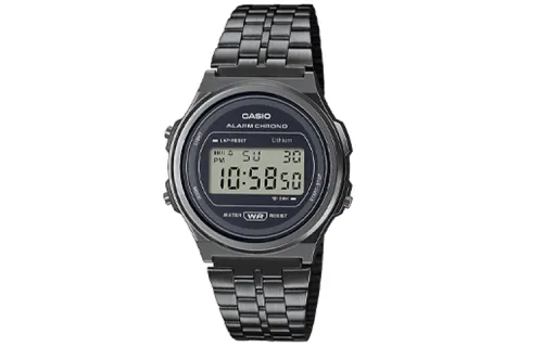 CASIO Unisex VINTAGE Series Black Watch A171WEGG-1AEF