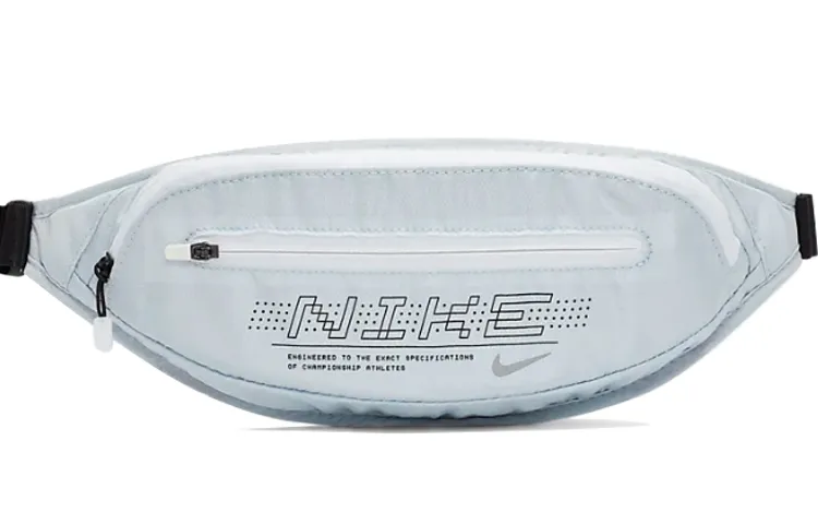 Nike Polyester Fanny Pack Regular Unisex Light Blue Gray