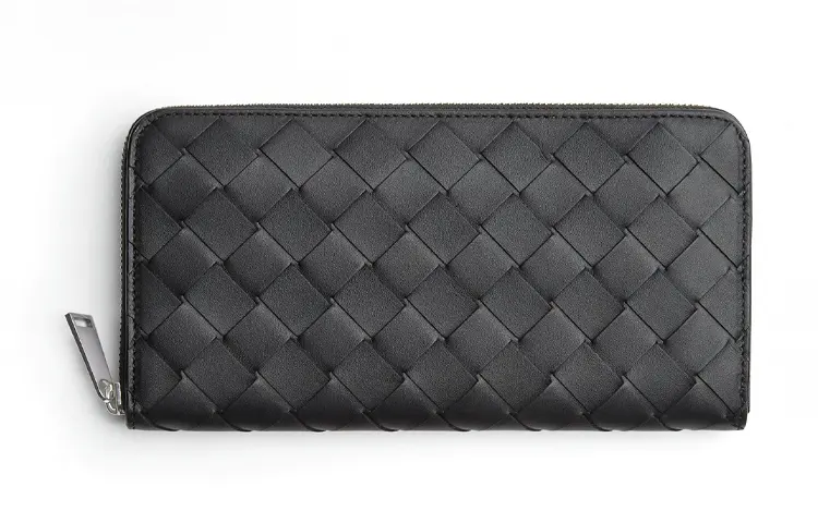 Bottega Veneta Cow Leather Wallet Men's Black