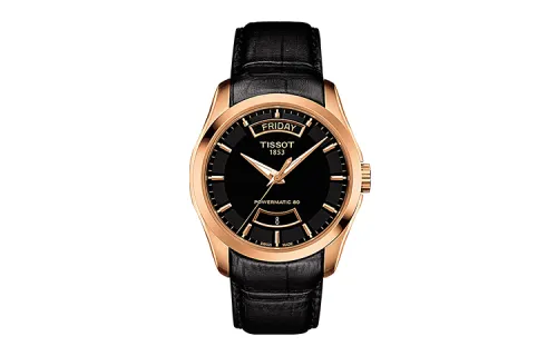 TISSOT Kutu Collection Automatic Mechanical Movement Men's Watches Watch 39mm Black Dial Stainless Steel Case