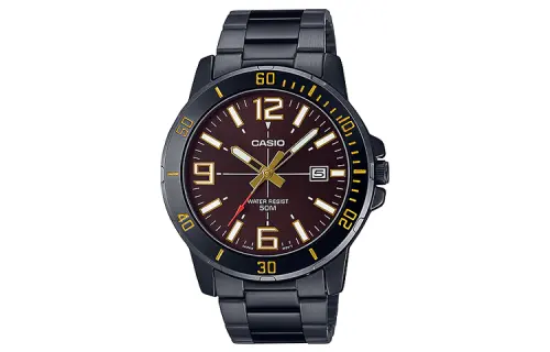 CASIO Men Standard Series Red Watch MTP-VD01B-5BV