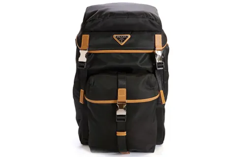PRADA Nylon Backpack Travel Bag Men's Black