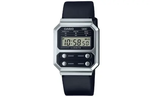 CASIO Unisex VINTAGE Series 40.7mm Gray Watch A100WEL-1A