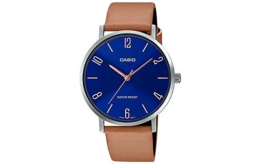 CASIO Men Standard Series Blue Watch MTP-VT01L-2B2