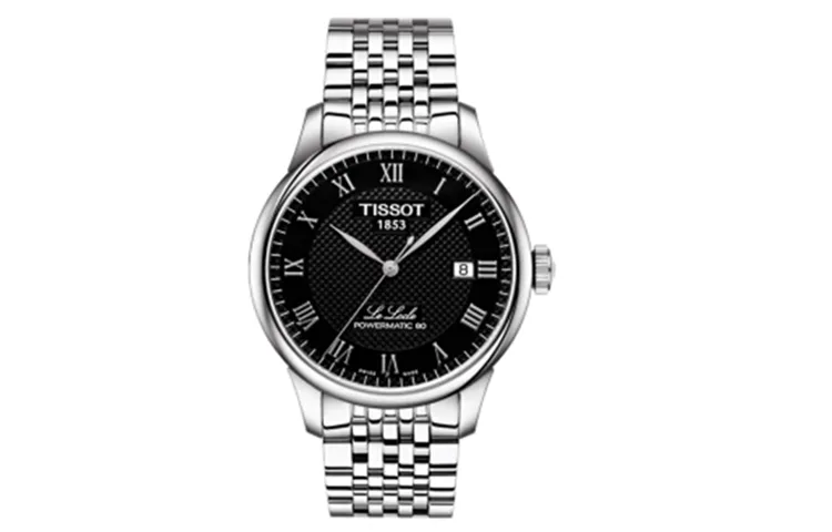 TISSOT Le Locle Collection Automatic Mechanical Movement Men's Watches Watch 39.3mm Black Dial