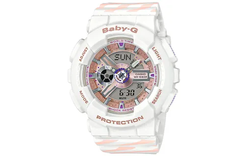 CASIO Women's BABY-G White Watch BA-110CH-7A