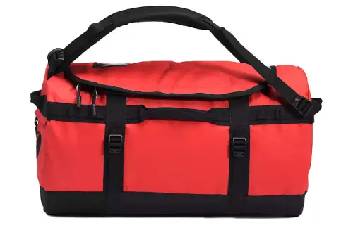 THE NORTH FACE 50L Nylon Fabric Travel Bag Unisex Red