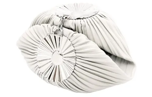 LOEWE Anagram Nappa Sheep Leather Shoulder Bag, Clutch Women's White