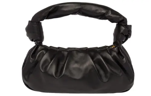 MIU MIU Soft Sheepskin Leather Tote Bag, Shopping Bag, Handbag, Shoulder Bag Women's Black