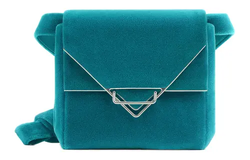 Bottega Veneta Polyester Crossbody Bags Regular Women's Blue Green