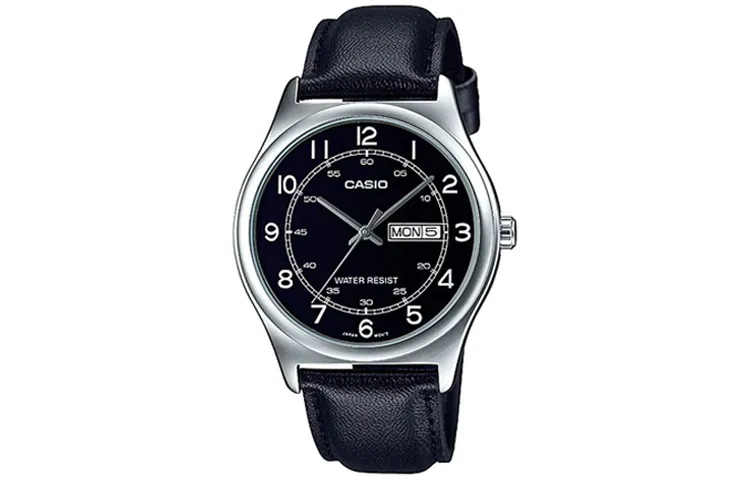 CASIO Men Standard Series Black Watch MTP-V006L-1B2U