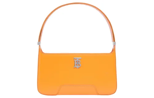 Burberry Cow Leather Portable Crossbody Bag, Shoulder Bag Women's Orange