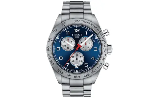TISSOT 516 Quartz Movement Men's Watches Watch 45mm Blue Dial Stainless Steel Case Stainless Steel Watchband