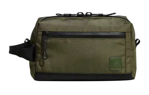 Adidas Polyamide Golf Storage Bag Handbag Regular Unisex Army Green