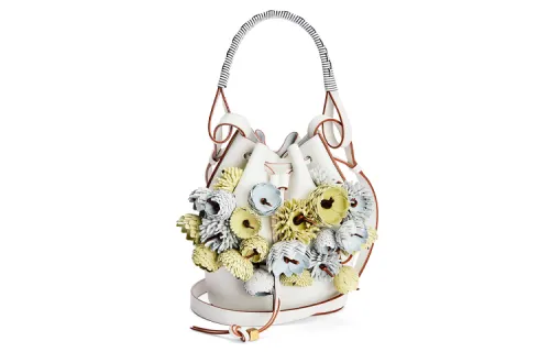 LOEWE Balloon Cow Leather Drawstring Bag, Bucket Bag, Balloons Bag, Shoulder Bag, Crossbody Bag, Handbag Small Women's