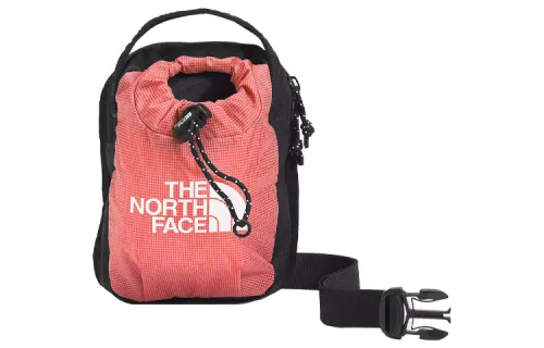 THE NORTH FACE 2L One Shoulder Crossbody Outdoor Bag Recycled Polyester Blend Nylon Faded Rose Unisex