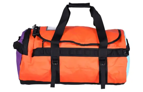 THE NORTH FACE 50L Backpack Portable Outdoor Bag PVC Yellow Unisex