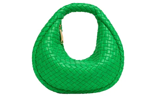 Bottega Veneta Lambskin Handbag Women's Green