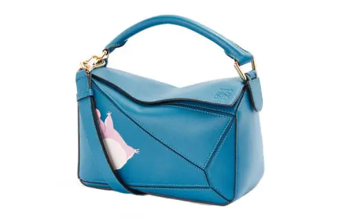 LOEWE Sen And Chihiro Puzzle Calfskin Geometric Puzzle Bag, Handbag, Shoulder Bag, Crossbody Bag Small Unisex