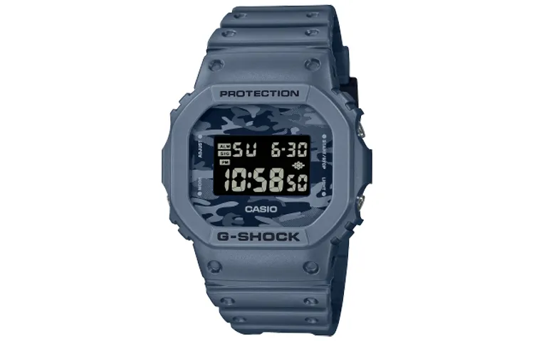 CASIO Men G-SQUAD Series Blue Watch DW-5600CA-2PR