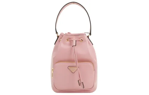 PRADA Cow Leather Shoulder Bag, Crossbody Bag, Handbag Small Women's Pink