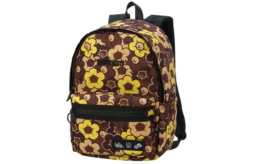 Li Ning Pursue Artist Collaboration Collection Fabric Backpack Women's Yellow