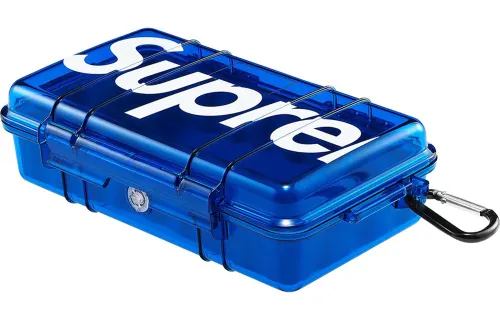 Supreme FW19 PC Storage Box Storage Box Shoulder Bag Coin Purse Regular Unisex Blue
