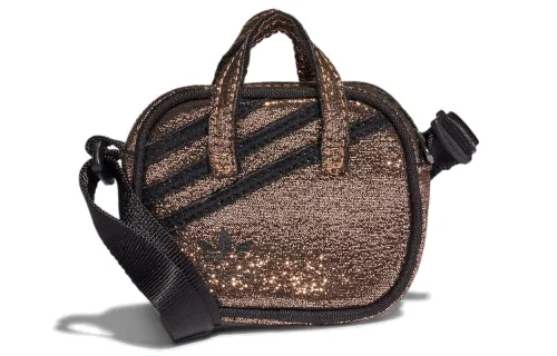 Adidas Originals Trefoil Polyester Shoulder Bag, Sports Bag, Handbag Regular Women's Gold