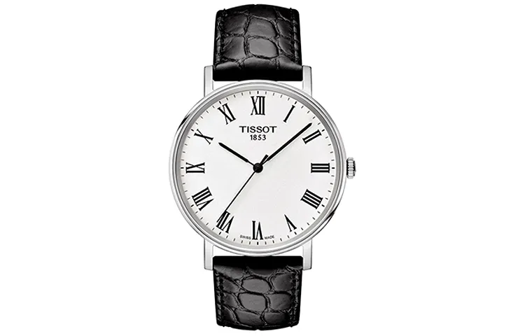 TISSOT Meishi Collection Quartz Movement Men's Watches Watch 38mm White Dial Stainless Steel Case