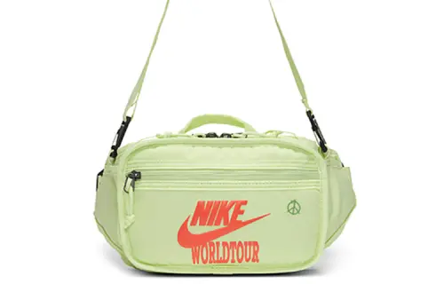Nike Fabric Shoulder Bag, Crossbody Bag Regular Unisex Light Lime