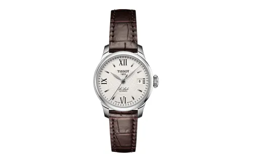 TISSOT Le Locle Collection Mechanical Movement Women's Watch 25.3mm Silver Dial Stainless Steel Case